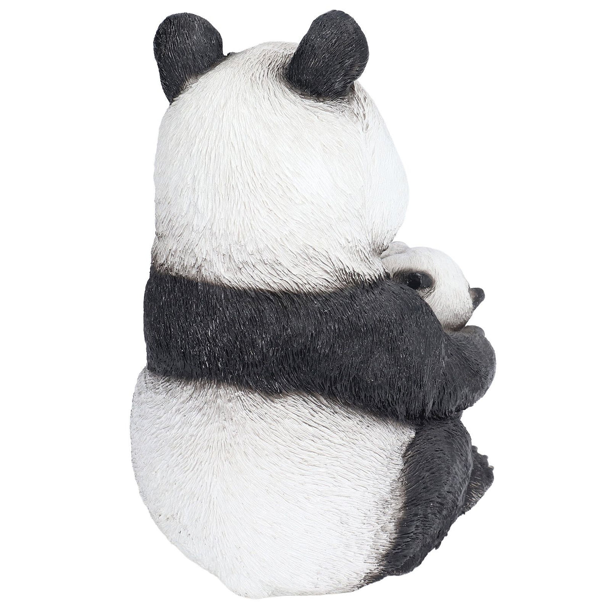 Simulation Panda Ornaments Synthetic Resin Bear Ornaments for Garden Lawn Desk Decoration