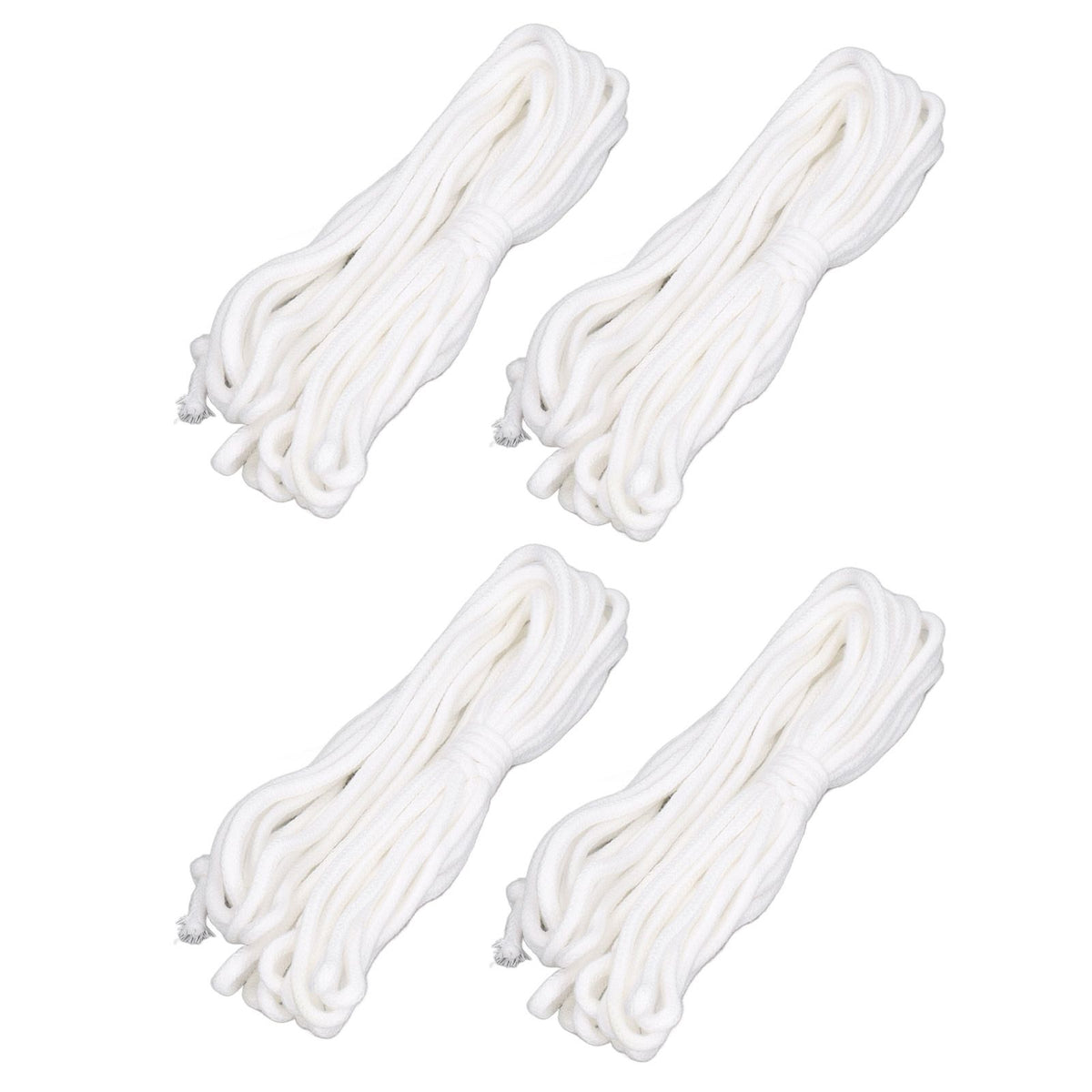4Pcs Self Watering Cotton Rope Wick Cord Hydroponic Wicking Cord for Indoor Outdoor Potted Plant