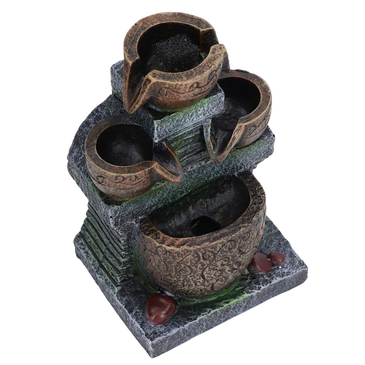 Indoor Fountain Three Layer Design USB Power Elegant Style Fashionable Decorative Home Ornaments for Office 5V