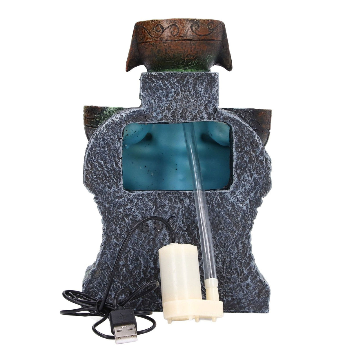 Indoor Fountain Three Layer Design USB Power Elegant Style Fashionable Decorative Home Ornaments for Office 5V