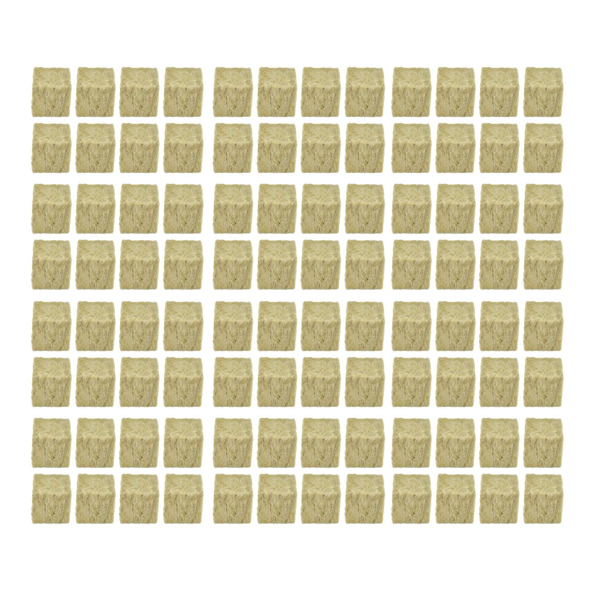 96PCS Plant Seedling Block Stonewool Grow Block Starter Plugs Garden Seedling Block for Agricultural