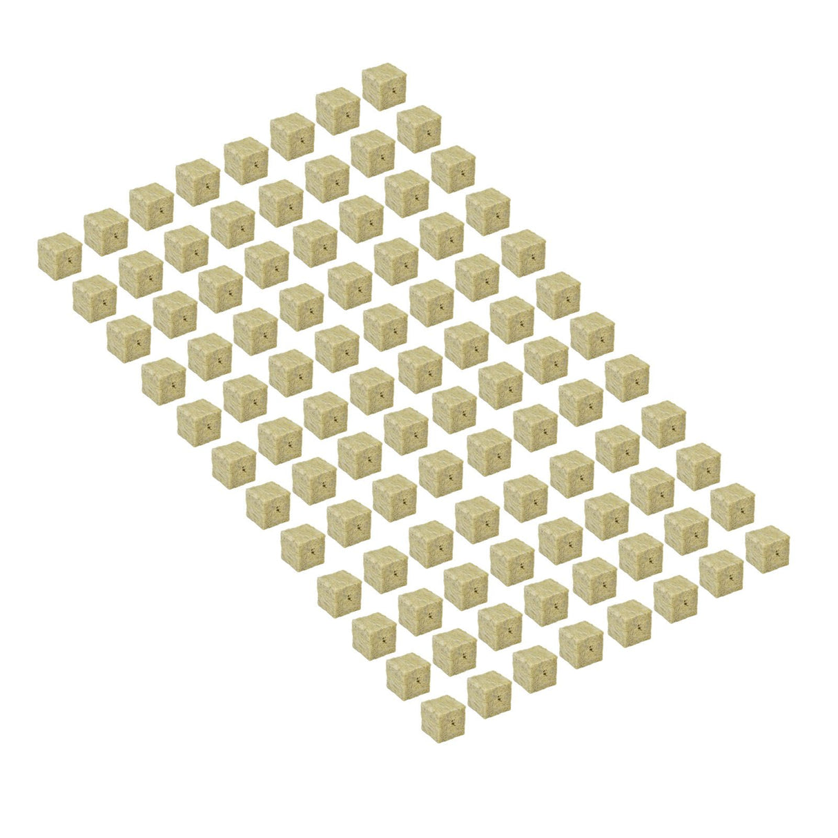 96PCS Plant Seedling Block Stonewool Grow Block Starter Plugs Garden Seedling Block for Agricultural