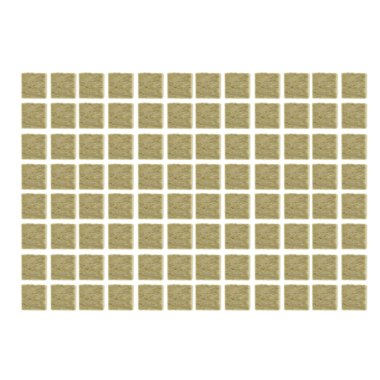 96PCS Plant Seedling Block Stonewool Grow Block Starter Plugs Garden Seedling Block for Agricultural