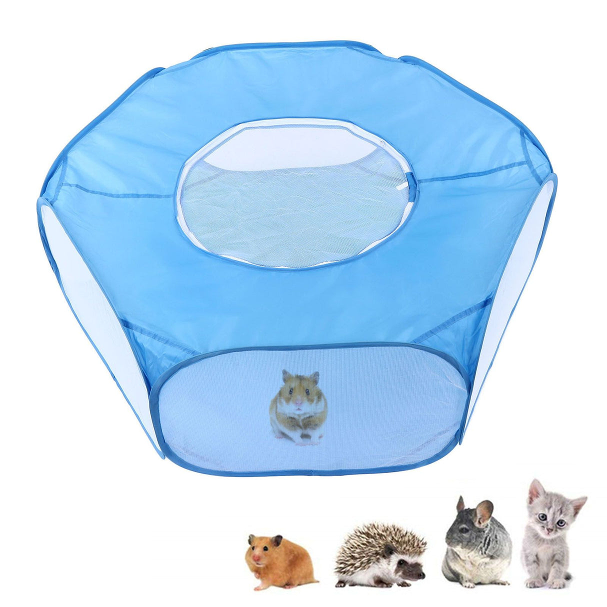 Pet Tent Automatically Open Restricted Activity Lightweight Portable Collapsible Small Animal Playpen