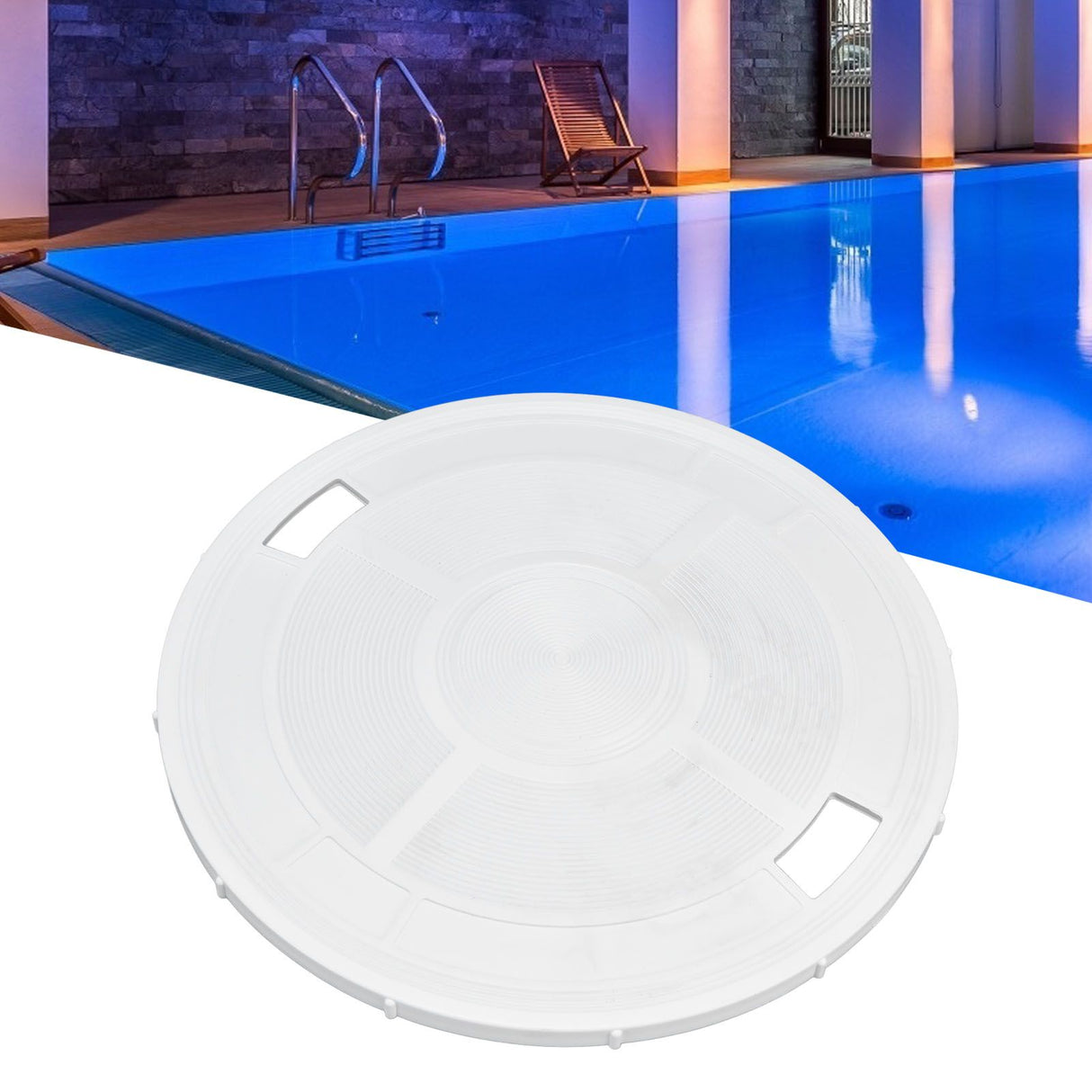 Pool Skimmer Cover Durable Plastic Stable Reliable Convenient Practical Easy Replaceable Filter Lid for PENTAIR