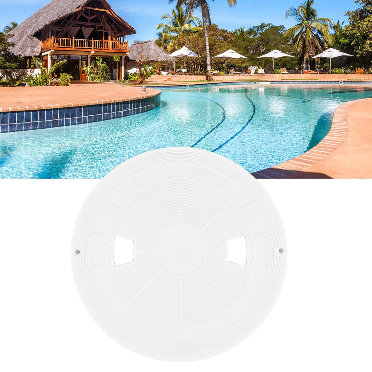 10in Swimming Pool Skimmer Cover Replacement Skimmer Lid Plastic Skimmer Accessories for PENTAIR