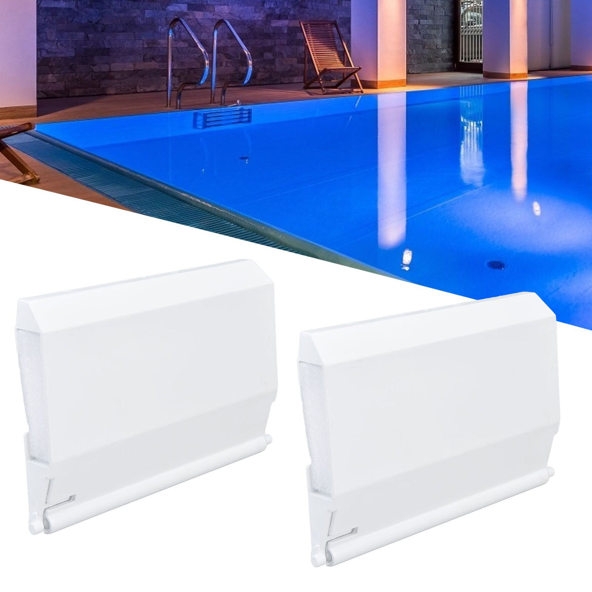 2pcs Skimmer Gate Weir Baffle Swimming Pool Skimmer Weir Gate Assembly Replacement for HAYWARD