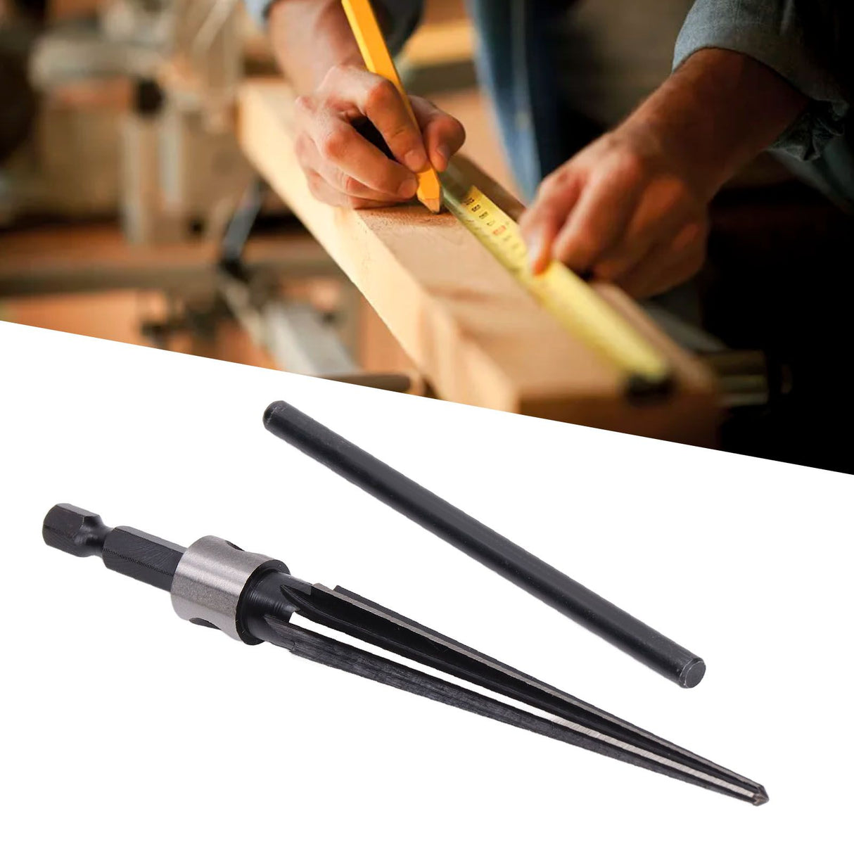 Reamer T Shape Handle Fine Workmanship High Hardness High Speed Steel Tapered ReamerHex Handle Taper Reamer 3‑13mm