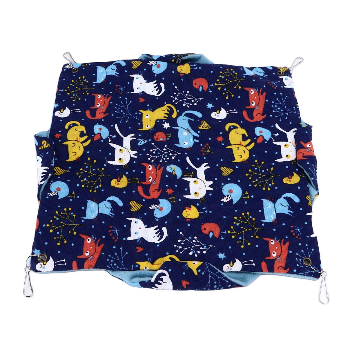 Pet Double Layer Warm Hammock Safe Warm Foldable Hanging Pet Sleeping Bag for Small Pets Hamster