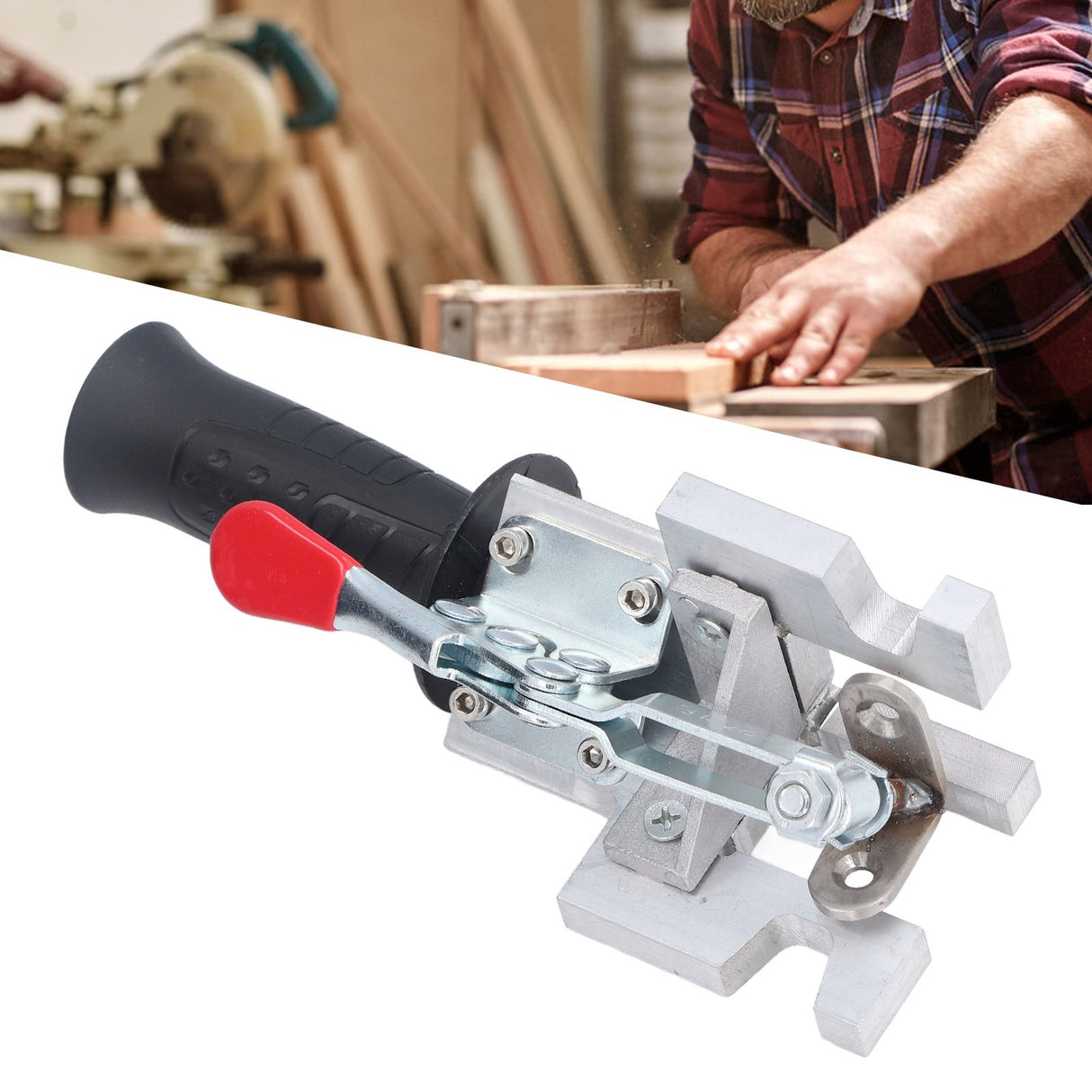 Woodworking 90° Right Angle Clamp DIY Positioning Corner Clamp for Furniture Installation