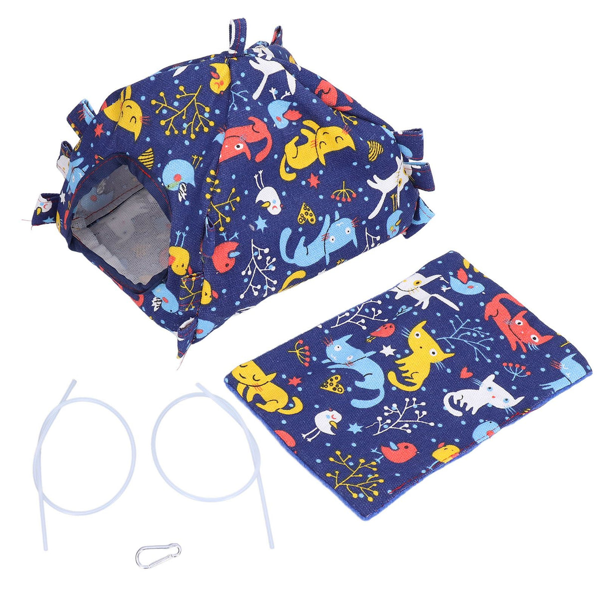Bird Bed Hook Design Save Space Foldable Portable Soft Comfortable Hangable Bird Tent for Home Travelling