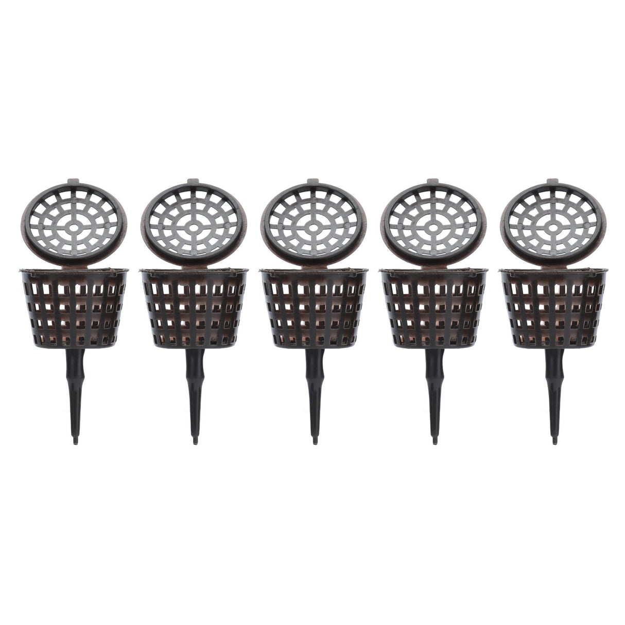50Pcs Fertilizer Basket Plastic Sturdy Durable Planting Fertilization Box for Potted Plants Home Balconies Garden