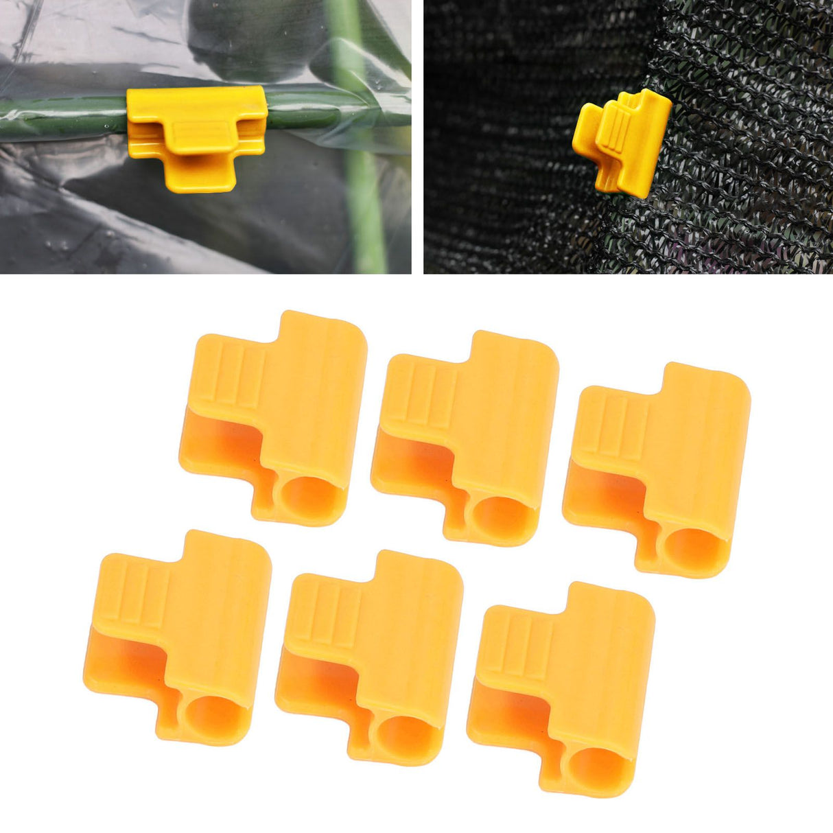 50pcs/set Shade Cloth Clips Rust Resistance Steel Wire Pressure Film Clip for Greenhouse