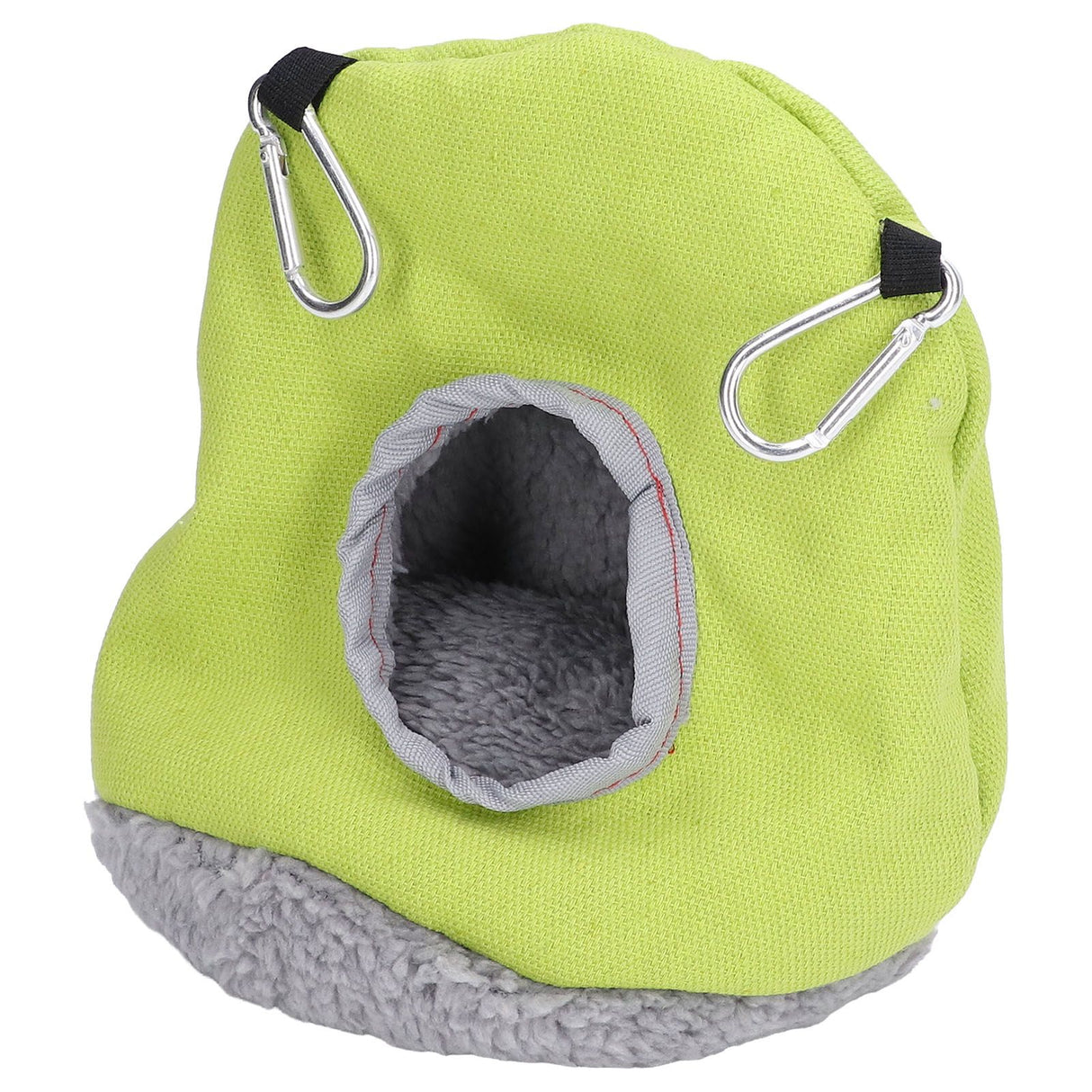 Warm Birdhouse Round Shape Soft Plush Save Space Easy Clean Safety Parrots HouseGreen