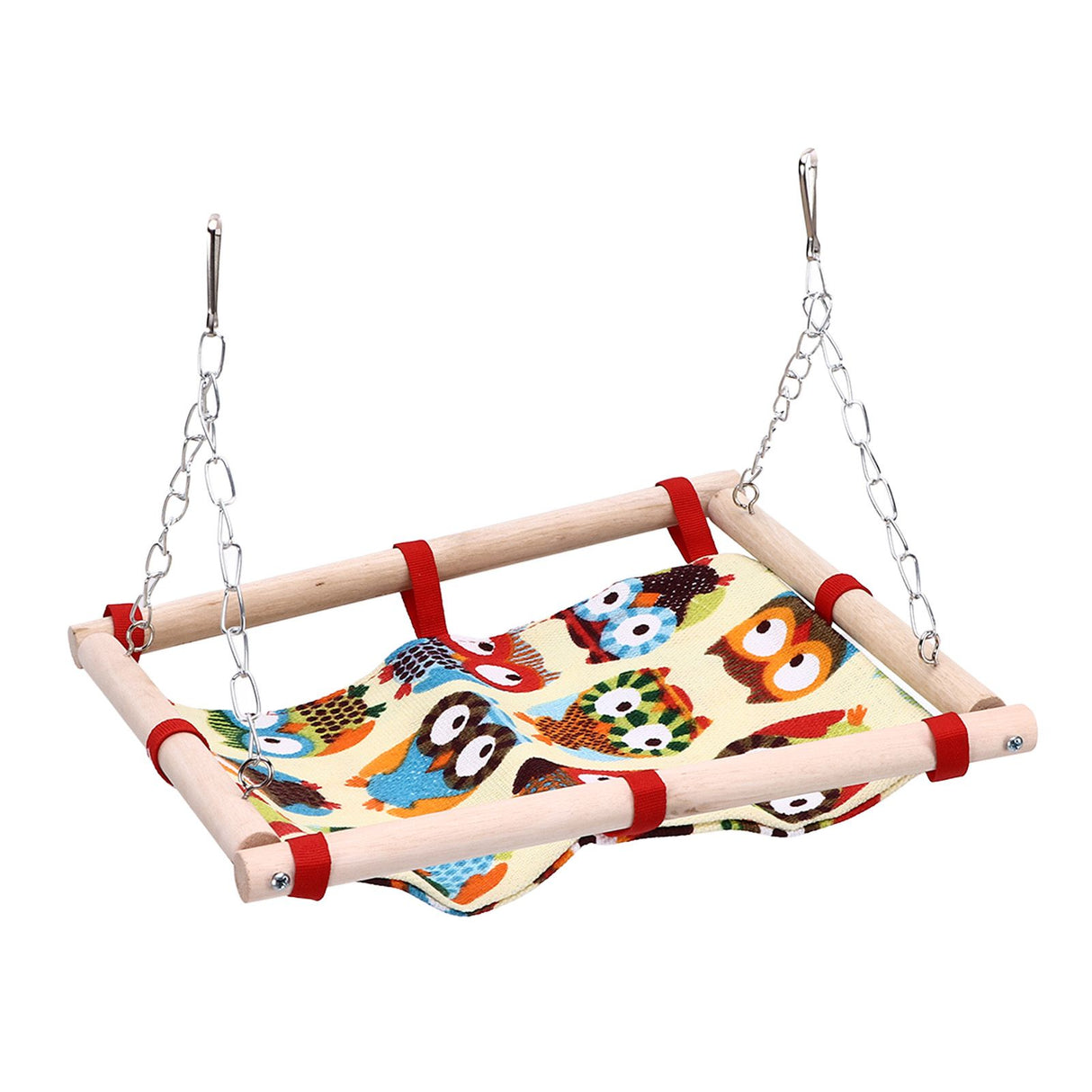 Bird Game Bed Hook Design Save Space Foldable Portable Soft Comfortable Hangable Parakeet Hammock for Home Travelling