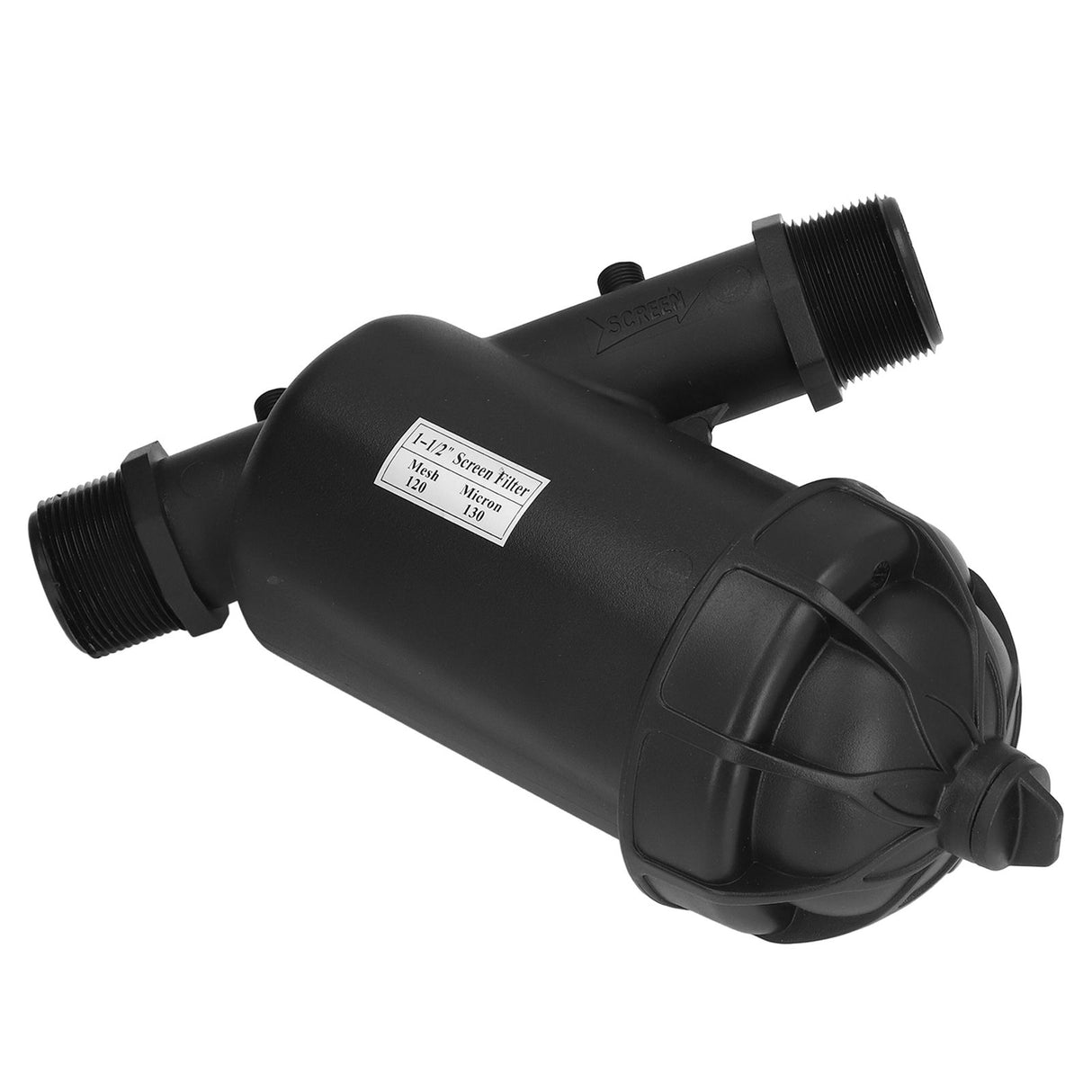 120 Mesh Drip Filter G1‑1/2 Male Thread Disc Filter for Gardening Agriculture Greenhouse Irrigation