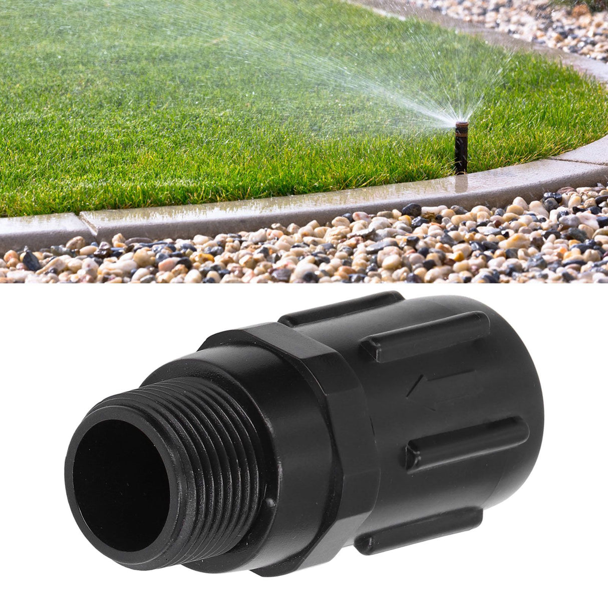 Drip Irrigation Pressure Regulator G3/4 Thread Low Flow Water Distributing Regulator for Farms Parks Gardens