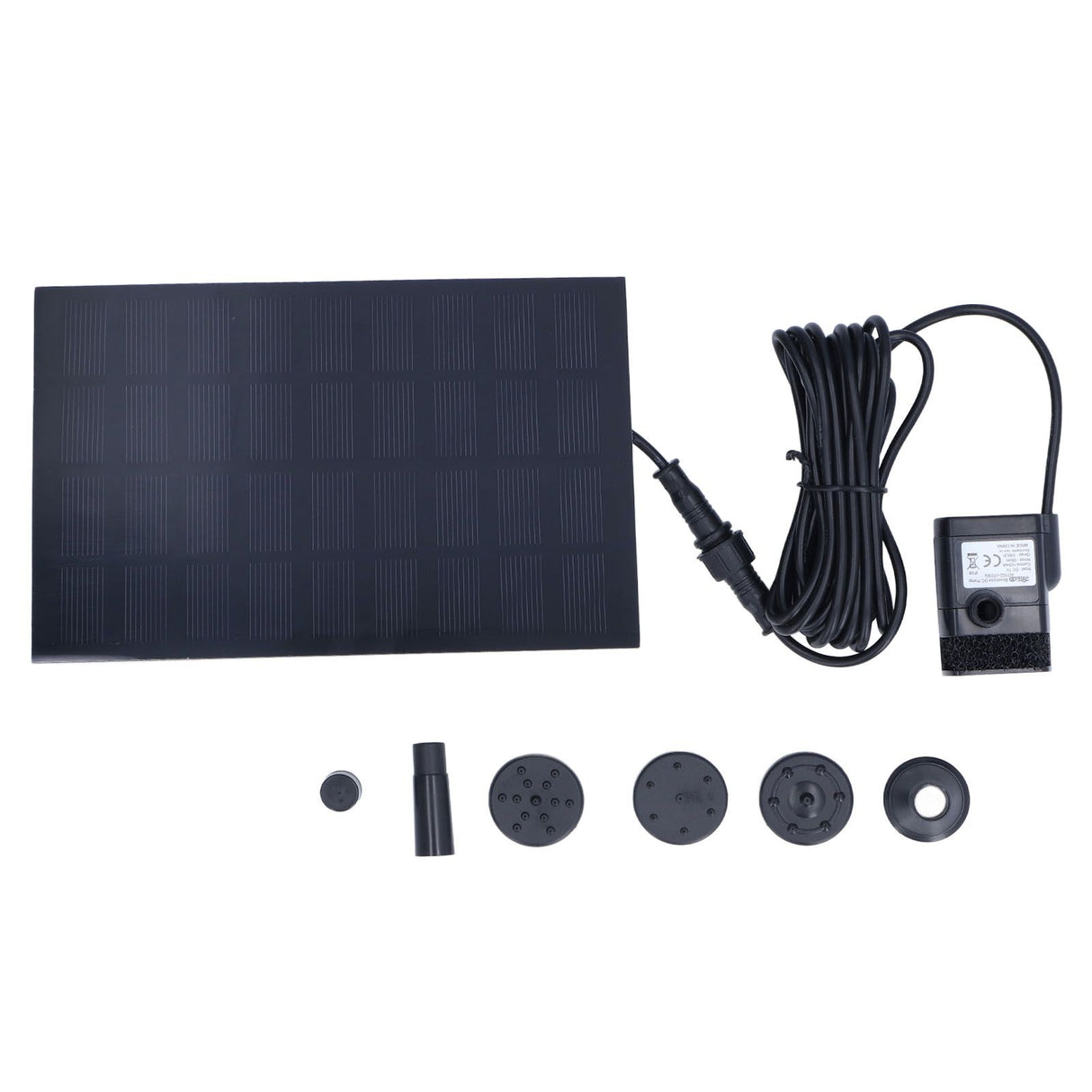 Solar Water Pump DC Brushless Monocrystalline Silicon Landscape Floating Fountain 9V 1.8W