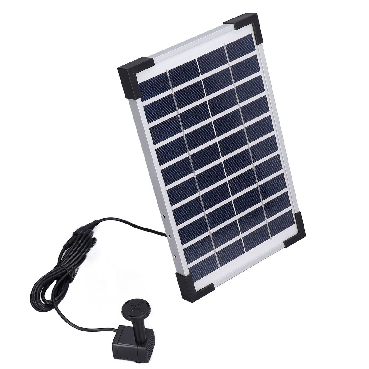 10V 5W Solar Fountain Kit Floating Solar Fountain Water Pump Kit for Gardens Pools Fish Tanks Aquariums