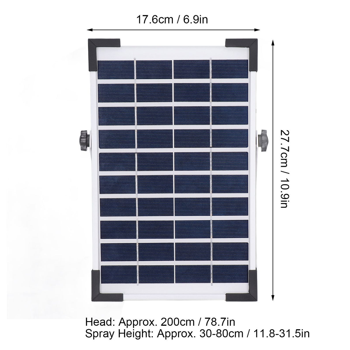 Solar Fountain Solar Powered 10000 Hours Life Fine Workmanship Simple Operation Solar Fountain Pump