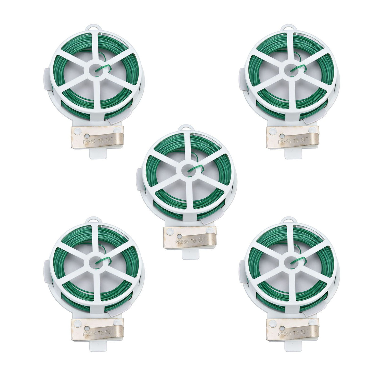 6Pcs Green Tie Wire Gardening Twist Tie Climbing Vine Tie Wire for DIY Flower Fixed Plant Support