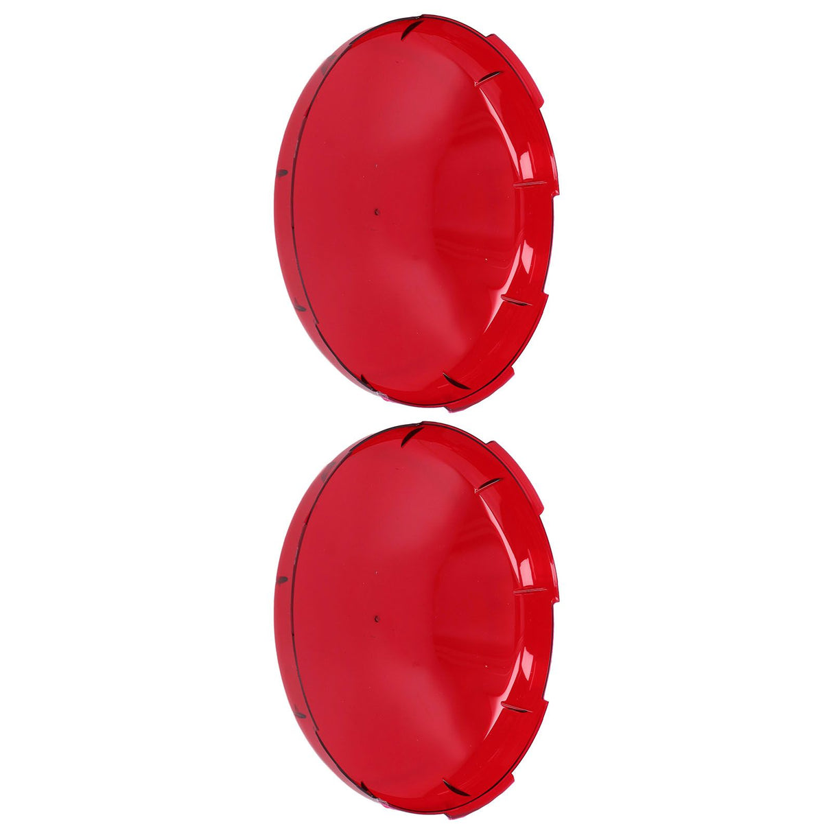 2Pcs Pool Lens Cover Plastic Red Transparent Underwater Light Lens Covers for Spa Lights 19cm