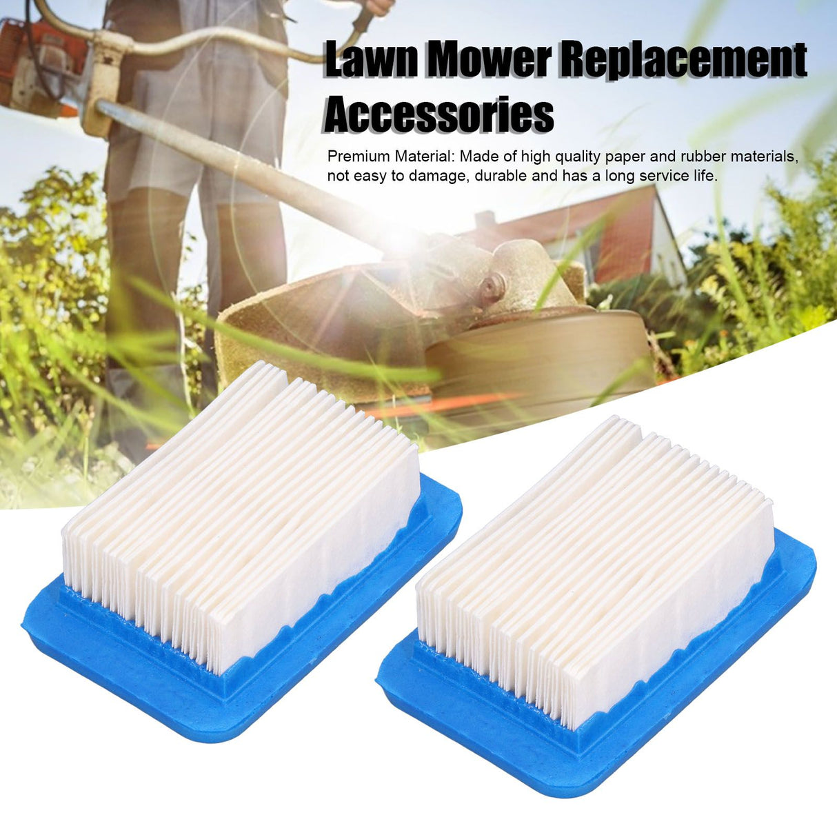 Air Filter Spark Plug Fuel Filter for PB‑403 PB‑403H Lawn Mower Replacement Accessories