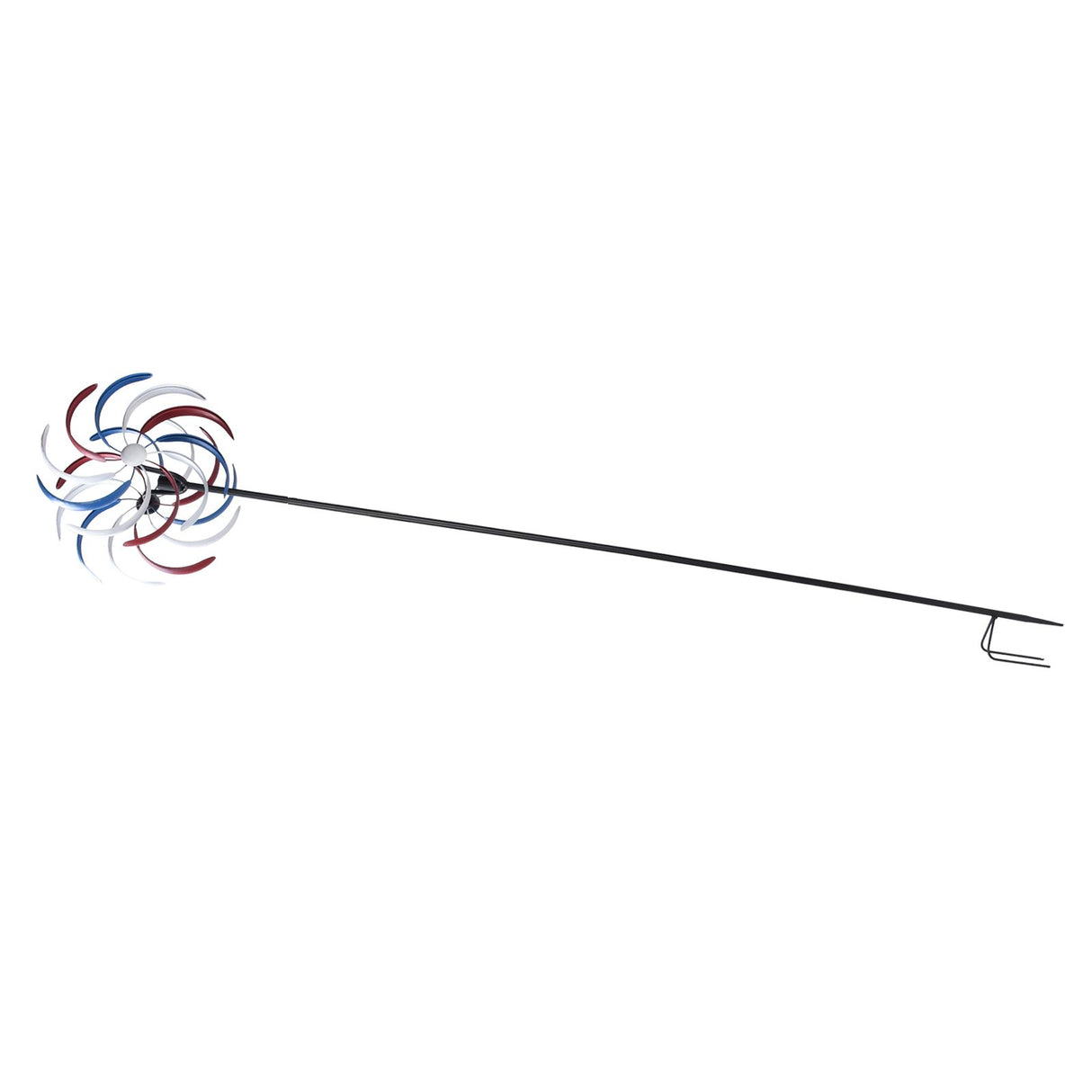 Outdoor Metal Wind Spinners LED Light Solar Powered Windmill for Yard Garden Lawns Decoration