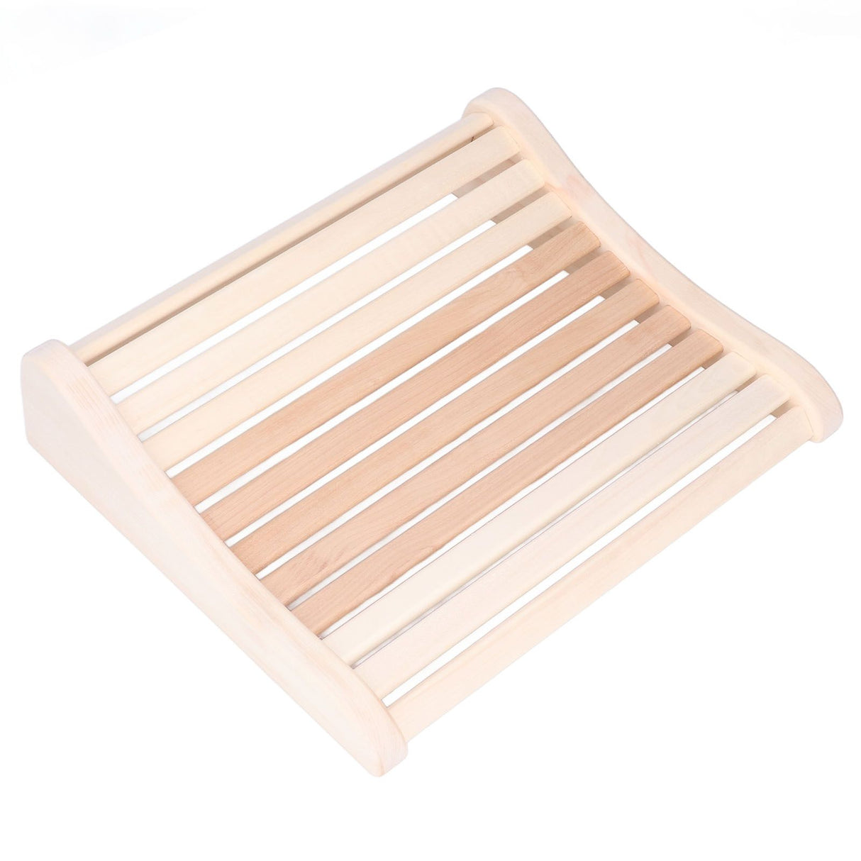 Sauna Pillow Relieving Pain Convenient Practical Relaxing Comfortable Ergonomic Design Wooden Back Bolster