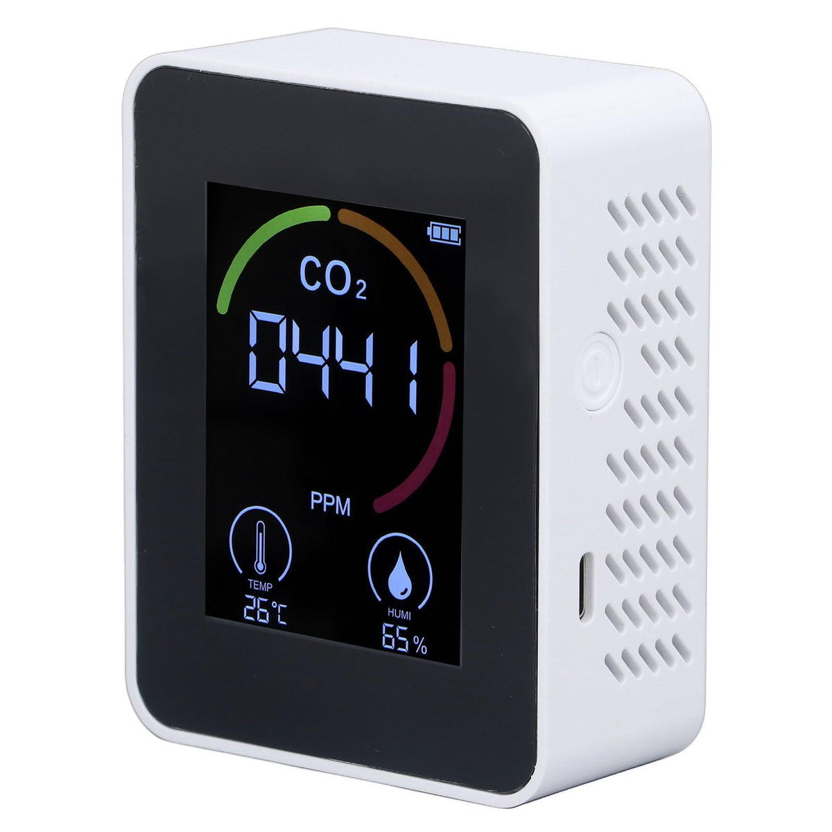 Digital Air Quality Monitor Carbon Dioxide Detector CO2 Tester Temperature Humidity Tester