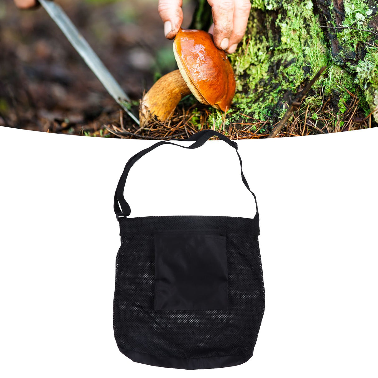 Outdoor Orchard Vegetable Fruit Picking Bag Breathable Mushroom Picking Bag for Harvest