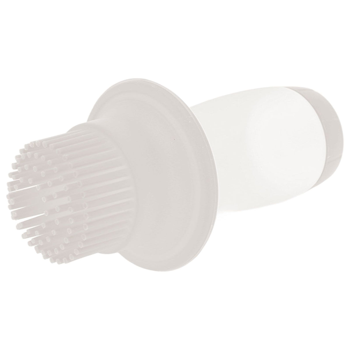 Oil Dispenser Bottle 60ml Food Grade Silicone Squeeze Type Brush Evenly Heat Insulation Cooking Oil Dispenser Gray White