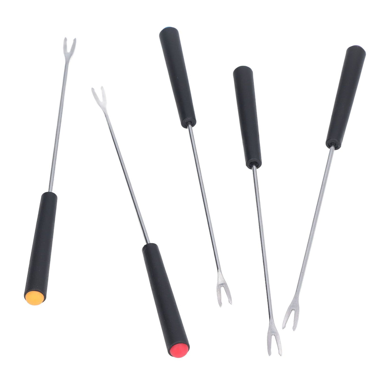 6 Pcs Fondue Forks Stainless Steel Corrosion Resistant Long Forks for Cake Chocolate Fruits Cheese Fondue