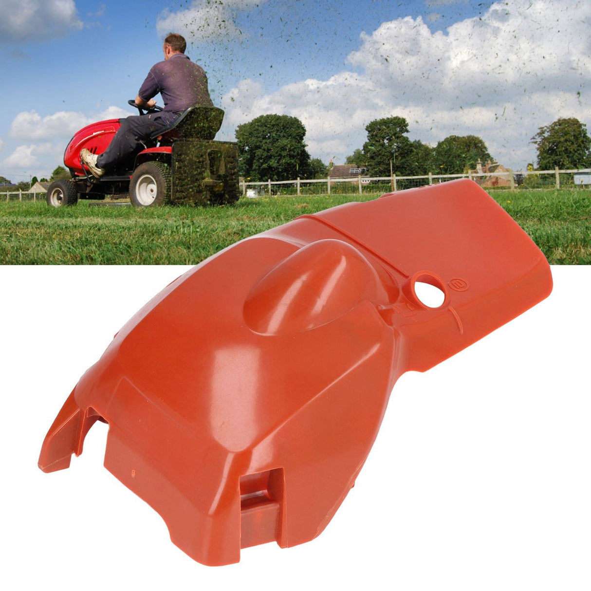 Cylinder Cover PC Corrosion Resistance Shroud Engine Cover Lawn Mover Accessory for Husqvarna 445