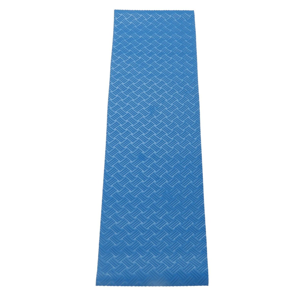 Swimming Pool Protective Ladder Mat Non Slip Replacement Ladder Rubber Pad Blue for Pools Wavy Pattern