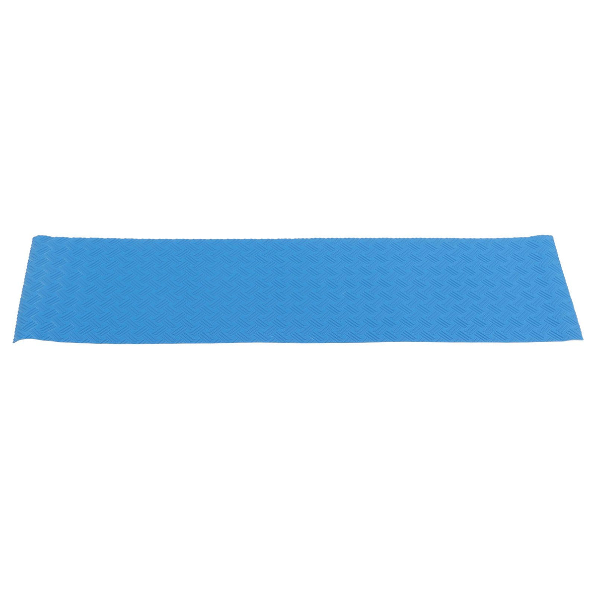 Swimming Pool Protective Ladder Mat Non Slip Replacement Ladder Rubber Pad Blue for Pools Wavy Pattern