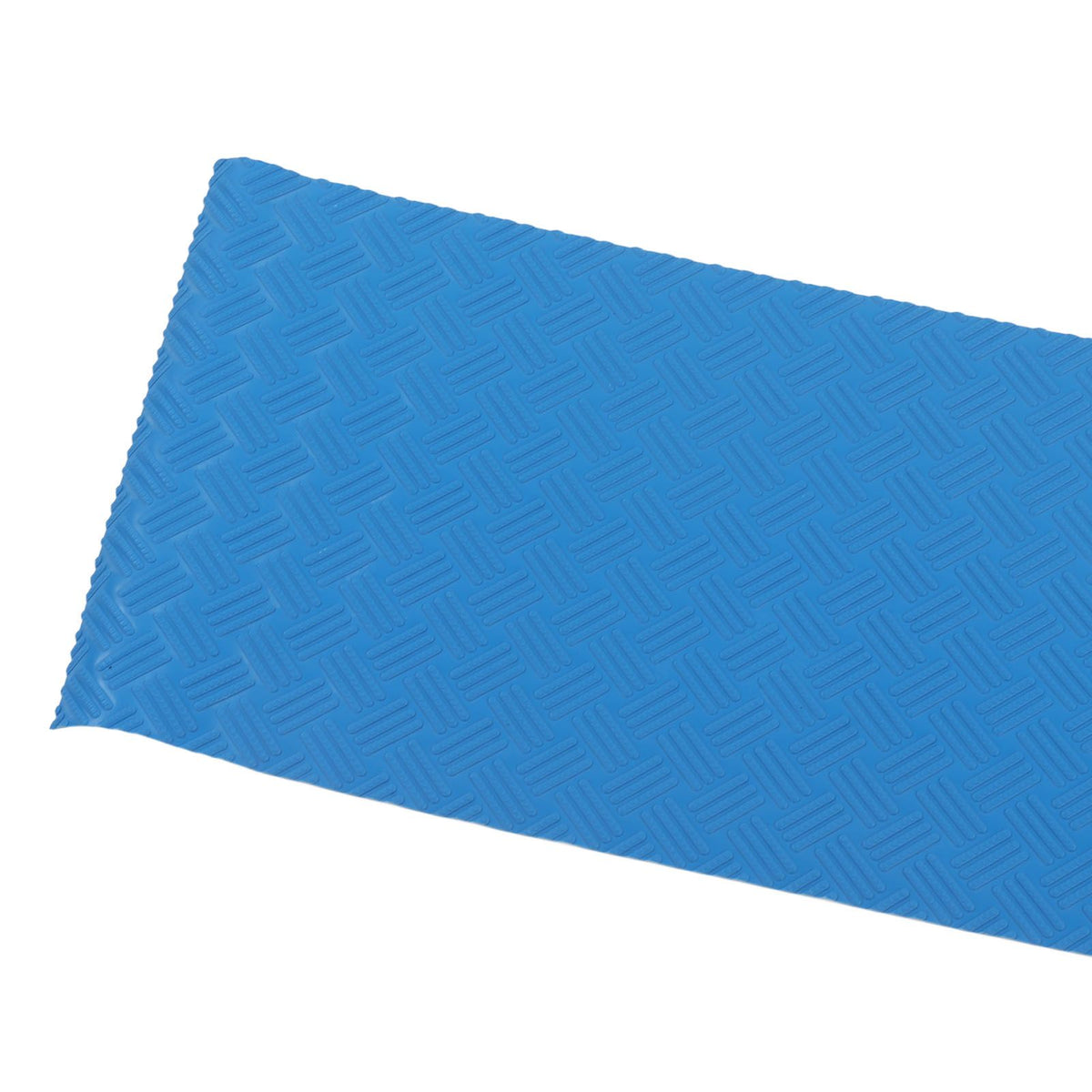 Swimming Pool Protective Ladder Mat Non Slip Replacement Ladder Rubber Pad Blue for Pools Wavy Pattern