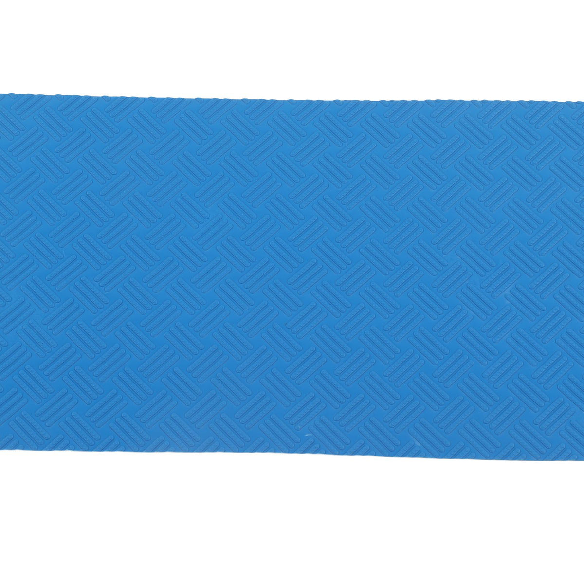 Swimming Pool Protective Ladder Mat Non Slip Replacement Ladder Rubber Pad Blue for Pools Wavy Pattern