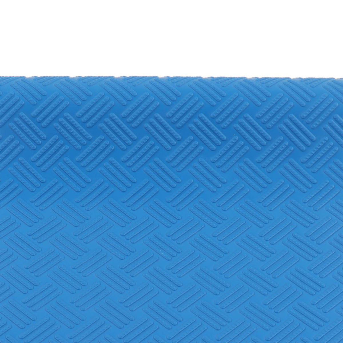 Swimming Pool Protective Ladder Mat Non Slip Replacement Ladder Rubber Pad Blue for Pools Wavy Pattern