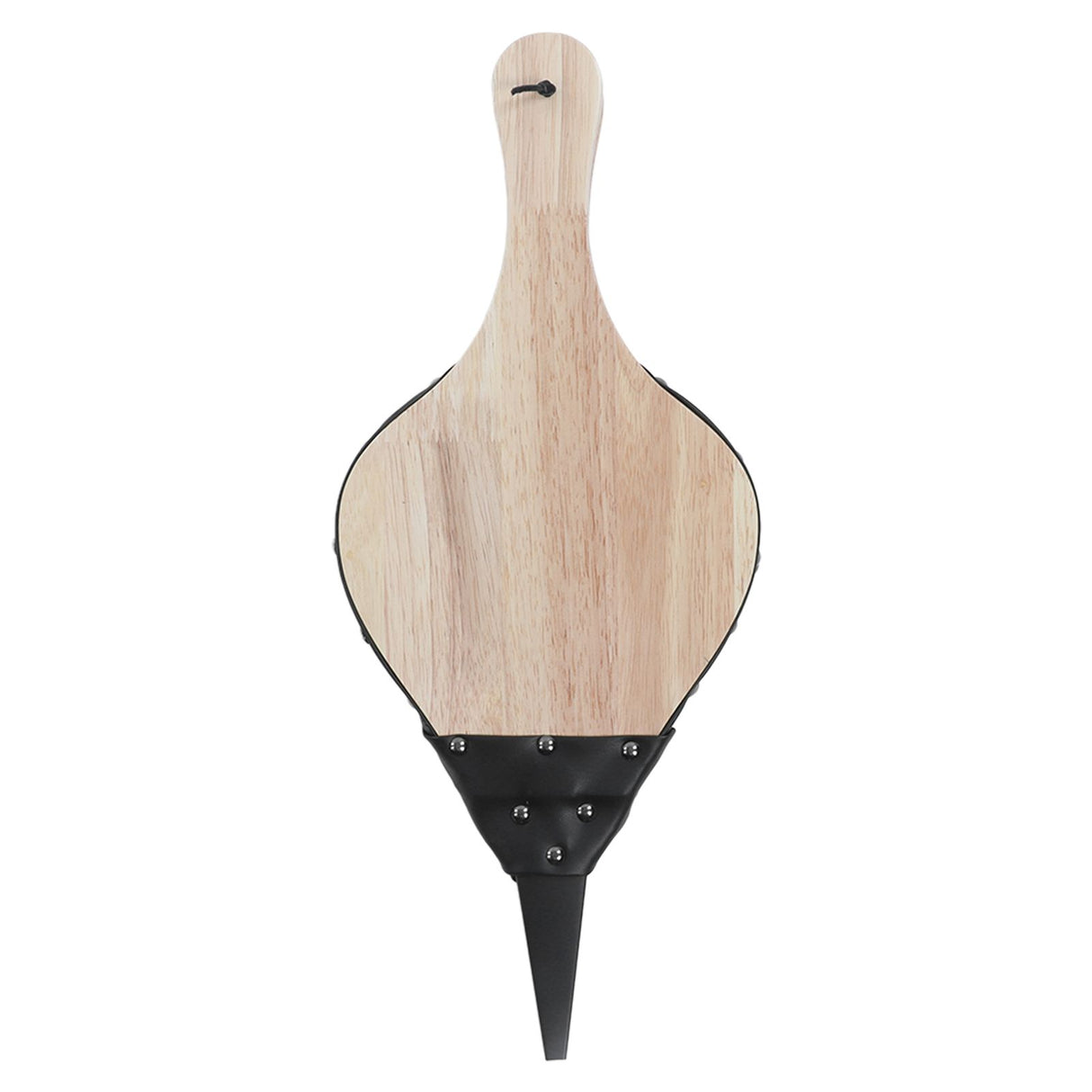 Fireplace Bellow Manual Operation Durable Solidwood Heatproof Leather Widely Used Fire Blower for BBQ Camping Fireplace