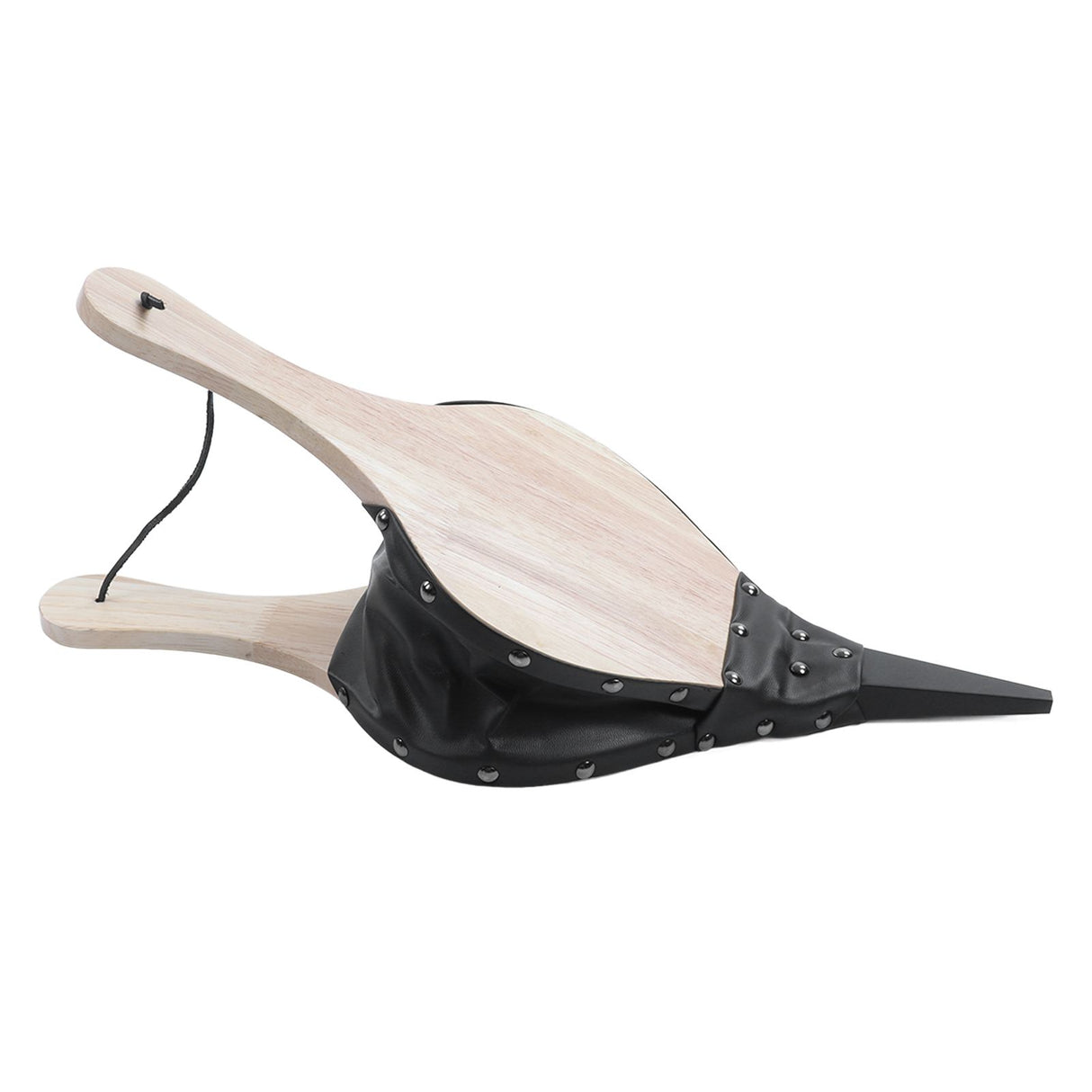 Fireplace Bellow Manual Operation Durable Solidwood Heatproof Leather Widely Used Fire Blower for BBQ Camping Fireplace