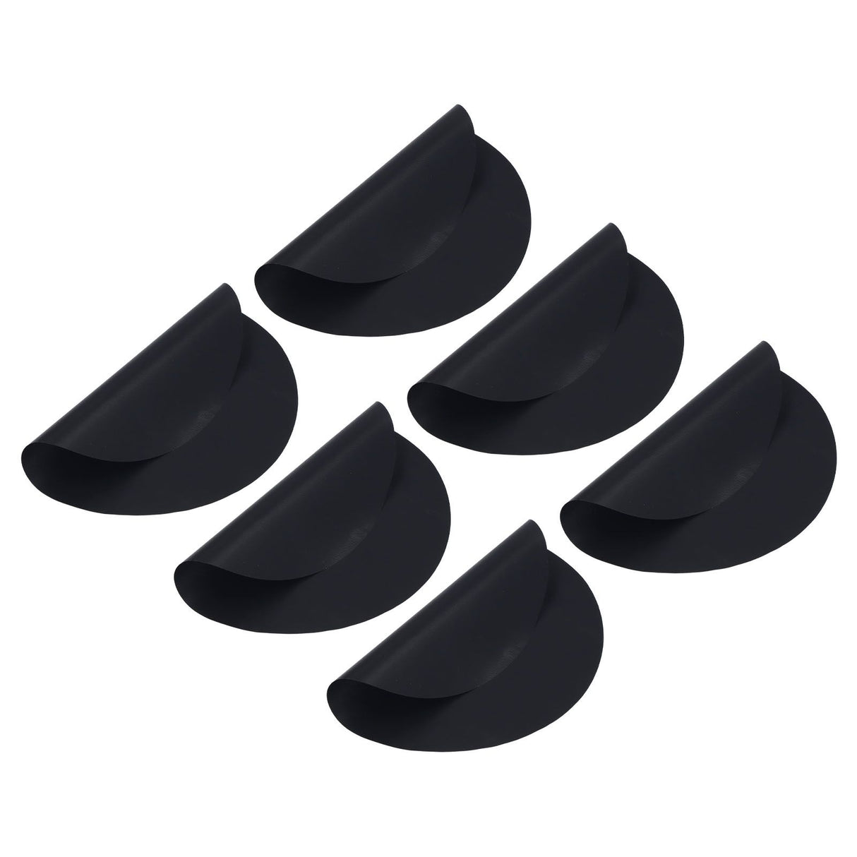 10Pcs Round Barbecue Grill Mat PTFE Reusable Non Stick High Temperature Resistant Fryer Mat for Frying Cooking Grilling
