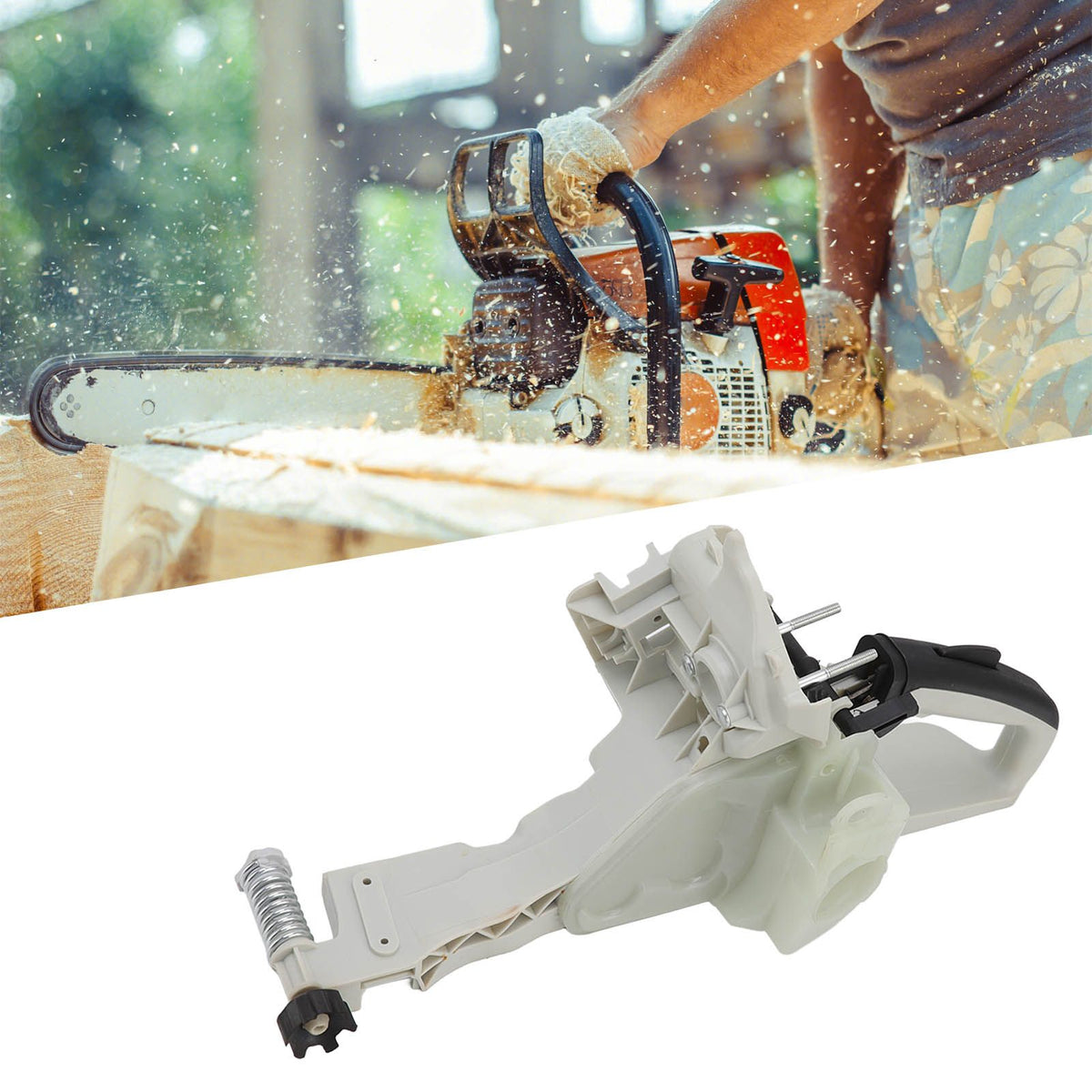 Gas Fuel Tank Back Rear Handle for Stihl MS341 MS361 Housing Outdoor Equipment Chainsaw Parts