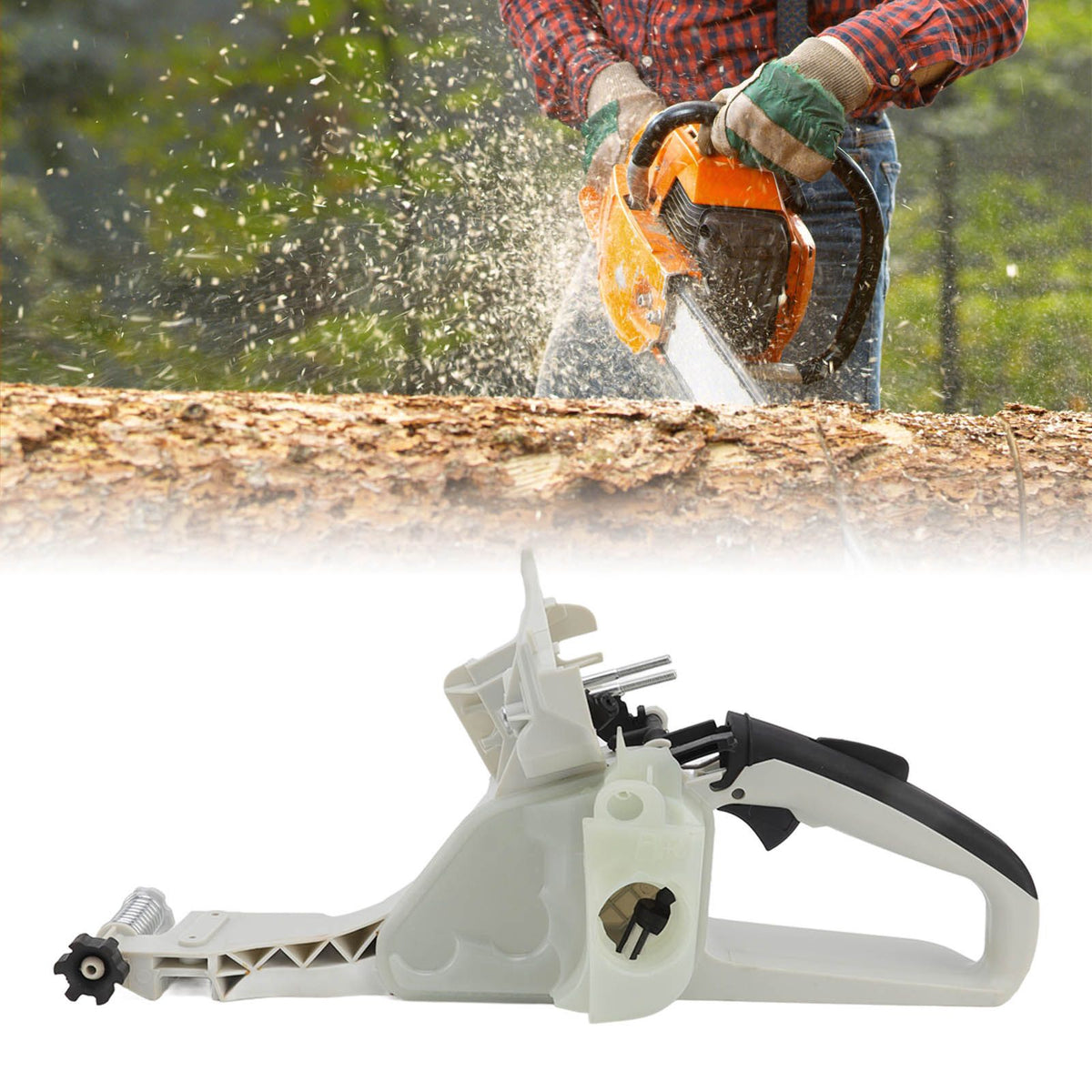 Gas Fuel Tank Back Rear Handle for Stihl MS341 MS361 Housing Outdoor Equipment Chainsaw Parts