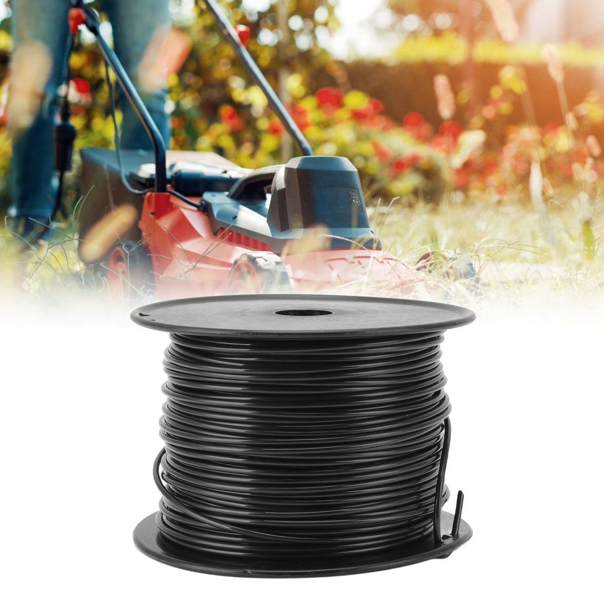 Round String Trimmer Line 3.3mm Round Garden Lawn Mower Trimming Line for Husqvarna 142m / 465.9ft