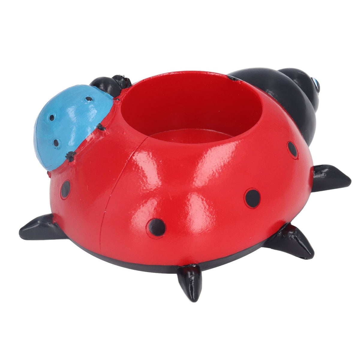 Ladybugs Flower Pot Simulation Cute Resin Animal Succulent Plant Container for Garden Decorations W93