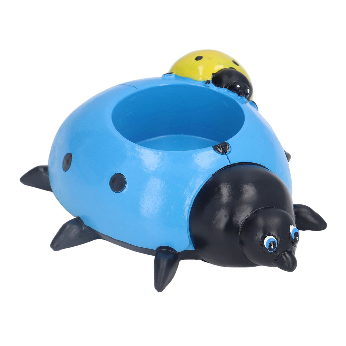 Ladybugs Flower Pot Simulation Cute Resin Animal Succulent Plant Container for Garden Decorations W95