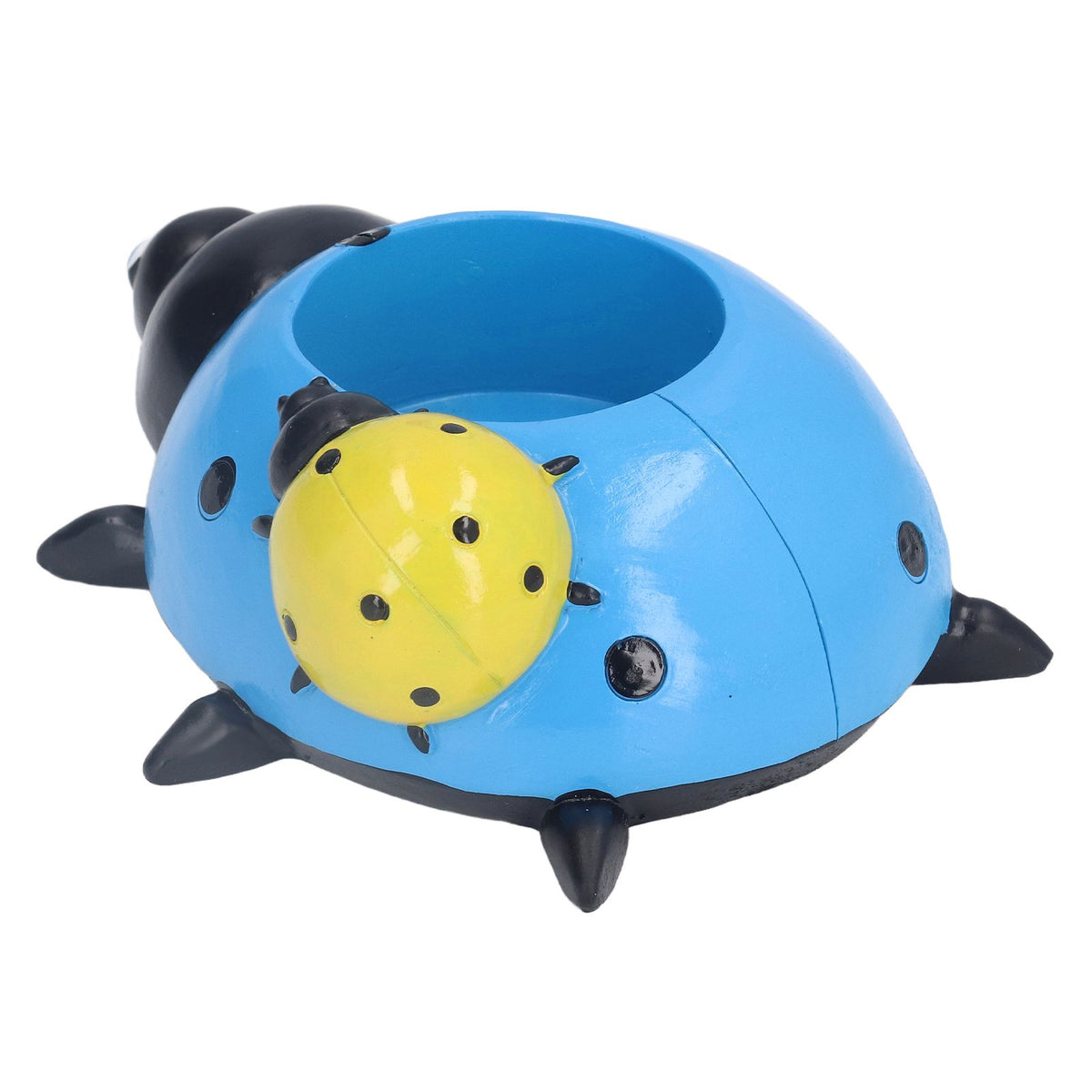 Ladybugs Flower Pot Simulation Cute Resin Animal Succulent Plant Container for Garden Decorations W95
