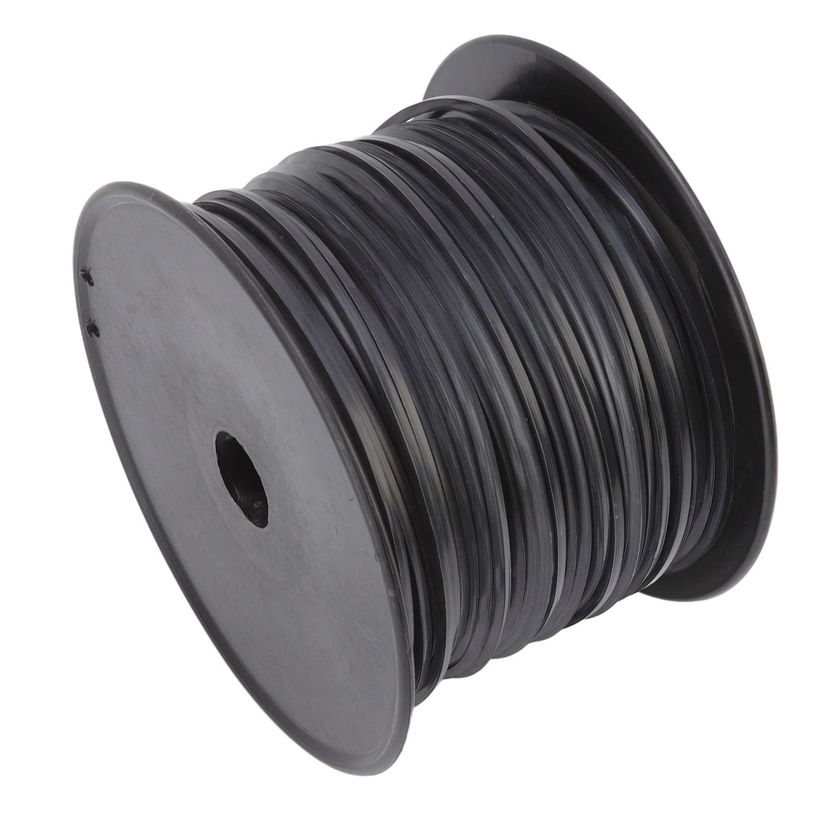 3.3mm/0.13in Square String Trimmer Line High Efficiency Nylon Black Grass Trimmer Line Replacement for Husqvarna 100m/328.1ft
