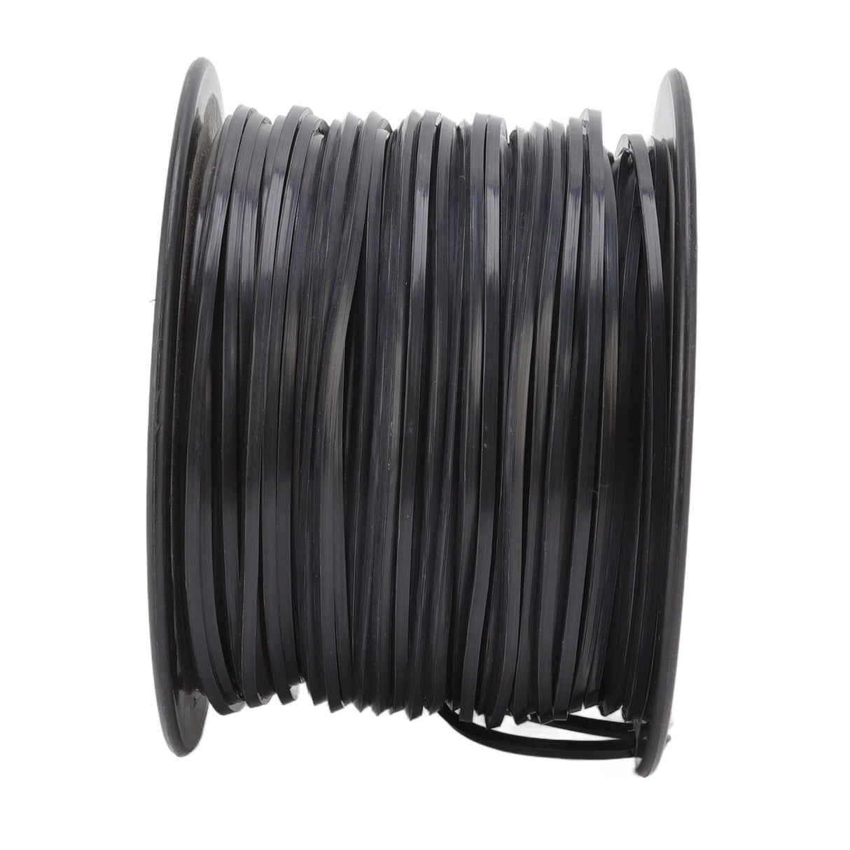 3.3mm/0.13in Square String Trimmer Line High Efficiency Nylon Black Grass Trimmer Line Replacement for Husqvarna 100m/328.1ft